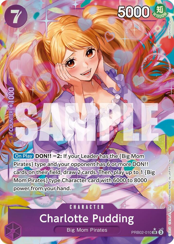 One Piece - Charlotte Pudding - PRB02 - 010 (Alternate Art) - Premium Booster - The Best - Vol. 2 (PRB - 02) by TCGDON on MYNTED