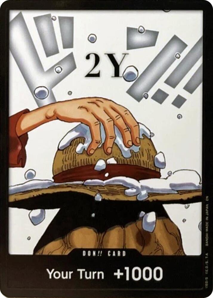 One Piece - DON!! Card (2Y) (Double Pack Set Vol. 8) - Legacy of the Master (OP12) by TCGDON on MYNTED