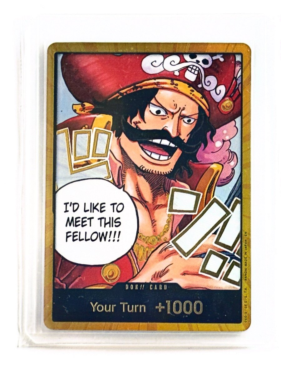 One Piece - DON!! Card (Gol.D.Roger) (Gold) - Carrying On His Will (OP13) by TCGDON on MYNTED