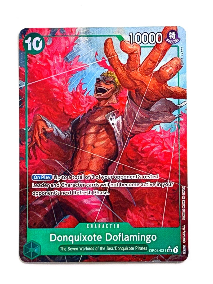 One Piece - Donquixote Doflamingo (Alternate Art) - Premium Booster - The Best - (PRB - 01) by TCGDON on MYNTED