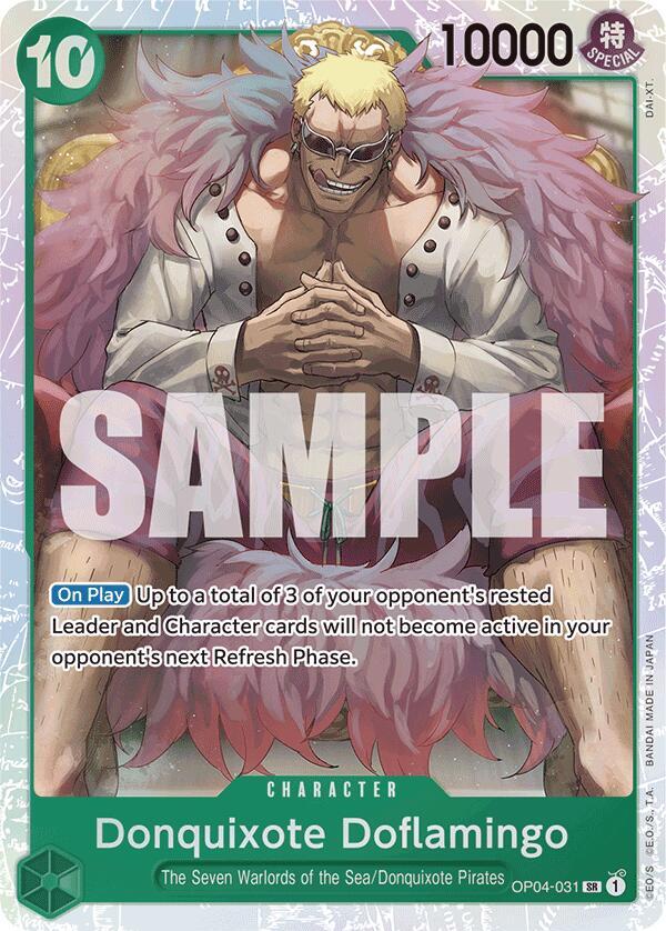 One Piece Donquixote Doflamingo (Reprint) - Premium Booster - The Best - (PRB - 01) by TCGDON on MYNTED