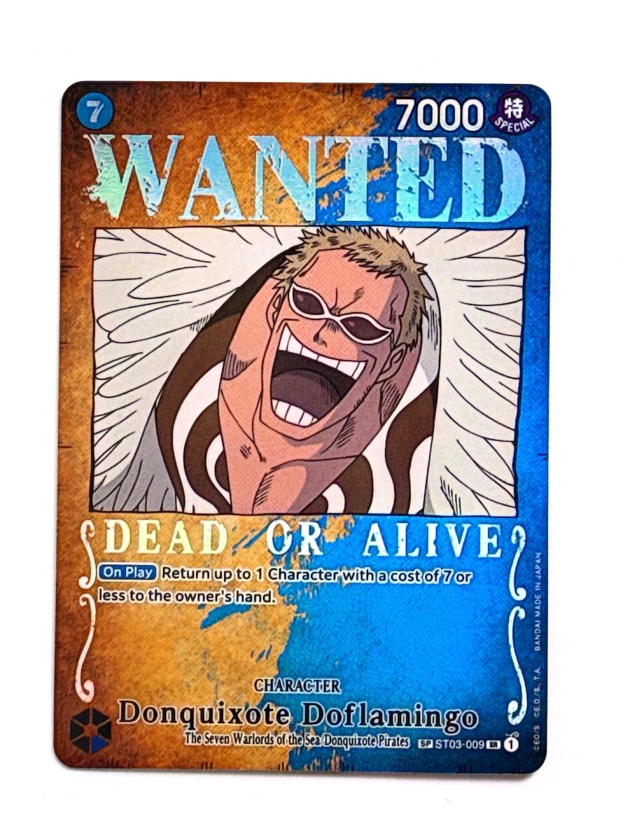 One Piece - Donquixote Doflamingo (Wanted Poster) - Pillars of Strength (OP03) by TCGDON on MYNTED