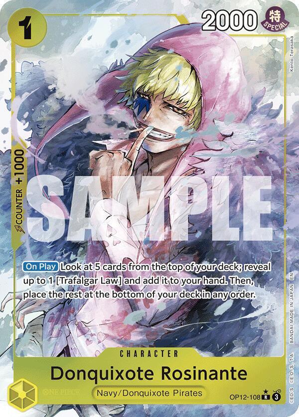 One Piece - Donquixote Rosinante (108) (Alternate Art) - Legacy of the Master (OP12) by TCGDON on MYNTED