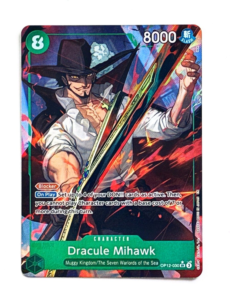 One Piece - Dracule Mihawk (Alternate Art) - Legacy of the Master (OP12) by TCGDON on MYNTED