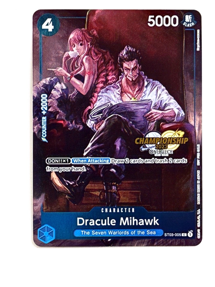 One Piece - Dracule Mihawk (CS 2023 Celebration Pack) - One Piece Promotion Cards (OP - PR) by TCGDON on MYNTED