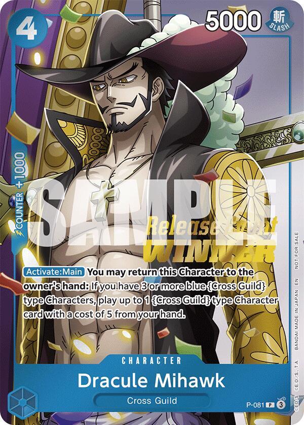 One Piece - Dracule Mihawk (OP11 Release Event Winner) - One Piece Promotion Cards (OP - PR) by TCGDON on MYNTED