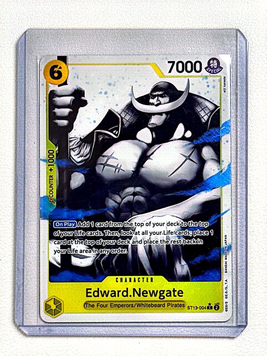One Piece - Edward.Newgate (Parallel) - Ultra Deck: The Three Brothers (ST - 13) by TCGDON on MYNTED