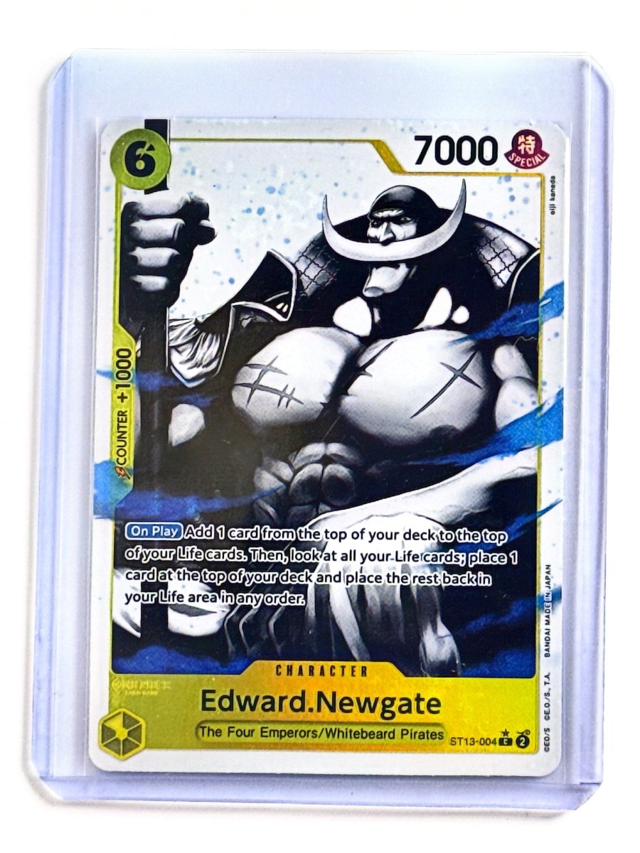 One Piece - Edward.Newgate (Parallel) - Ultra Deck: The Three Brothers (ST - 13) by TCGDON on MYNTED