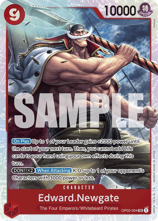 One Piece Edward.Newgate (Reprint) - Premium Booster - The Best - (PRB - 01) by TCGDON on MYNTED