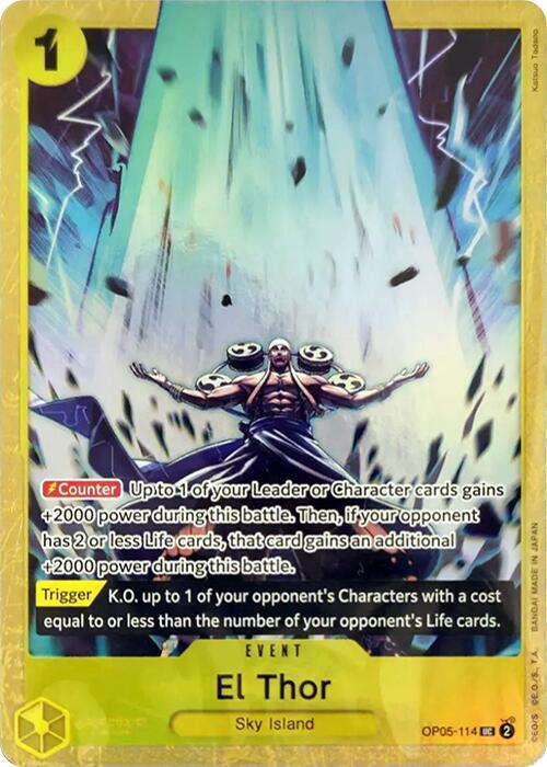 One Piece - El Thor (Premium Card Collection - Best Selection Vol. 2 - ) - One Piece Promotion Cards (OP - PR) by TCGDON on MYNTED
