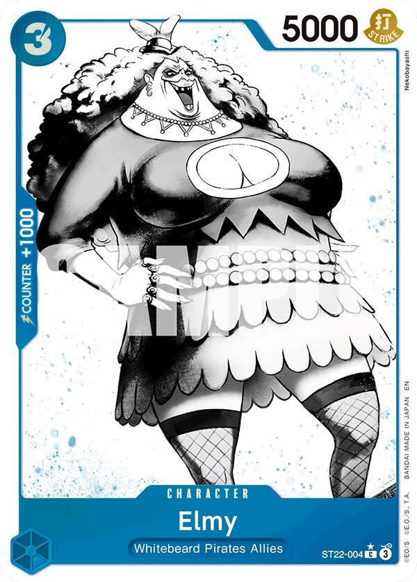 One Piece Elmy (Parallel) - Starter Deck 22: Ace & Newgate (ST - 22) by TCGDON on MYNTED