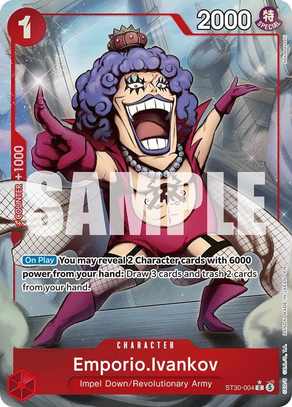 One Piece - Emporio Ivankov (Full Art) - Starter Deck EX: Luffy & Ace (ST-30) by TCGDON on MYNTED