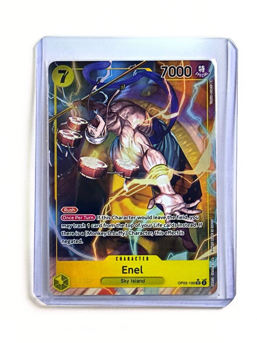 One Piece - Enel (100) (Alternate Art) - Awakening of the New Era (OP05) by TCGDON on MYNTED