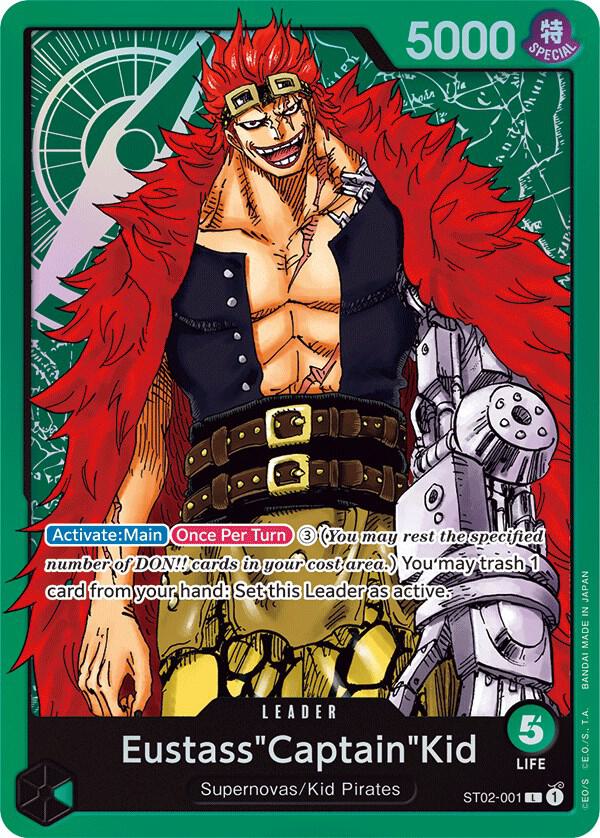 One Piece - Eustass"Captain"Kid (001) - Starter Deck 2: Worst Generation (ST - 02) by TCGDON on MYNTED