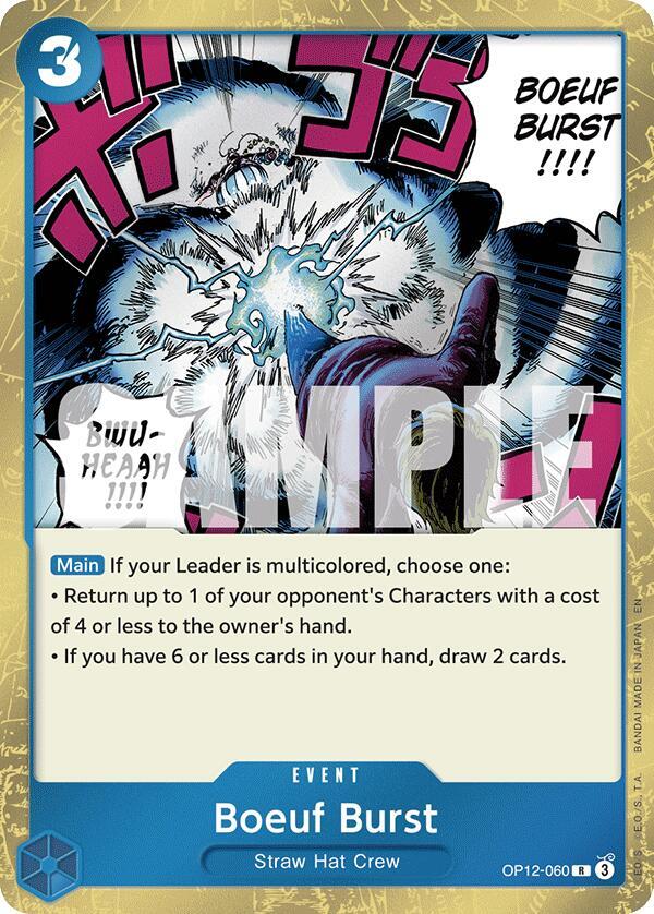 One Piece - Event - Boeuf Burst - Legacy of the Master (OP12) by TCGDON on MYNTED