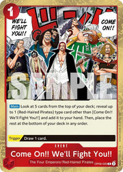 One Piece - Event - Come On!! We'll Fight You!! - Emperors in the New World (OP09) by TCGDON on MYNTED