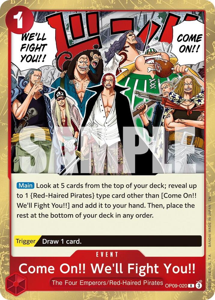 One Piece - Event - Come On!! We'll Fight You!! - Emperors in the New World (OP09) by TCGDON on MYNTED
