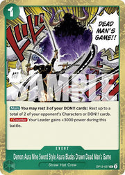One Piece - Event - Demon Aura Nine Sword Style Asura Blades Drawn Dead Man's Game - Legacy of the Master (OP12) by TCGDON on MYNTED
