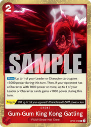 One Piece - Event - Gum - Gum King Kong Gatling - Wings of the Captain (OP06) by TCGDON on MYNTED
