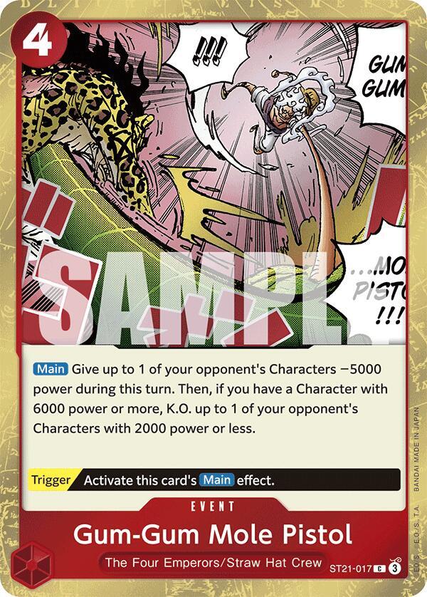 One Piece - Event - Gum - Gum Mole Pistol - Starter Deck EX: Gear 5 (ST21) by TCGDON on MYNTED