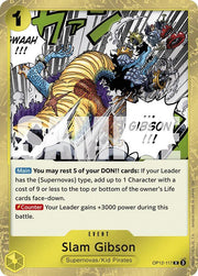 One Piece - Event - Slam Gibson - Legacy of the Master (OP12) by TCGDON on MYNTED