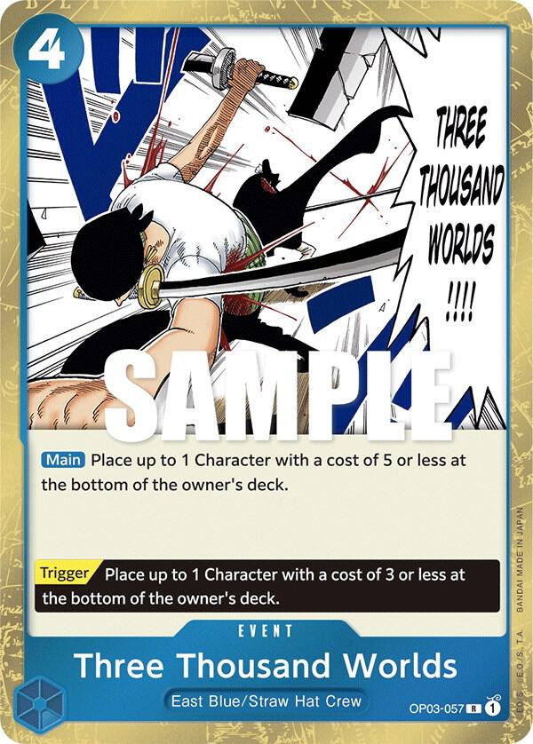 One Piece - Event - Three Thousand Worlds - Pillars of Strength (OP03) by TCGDON on MYNTED
