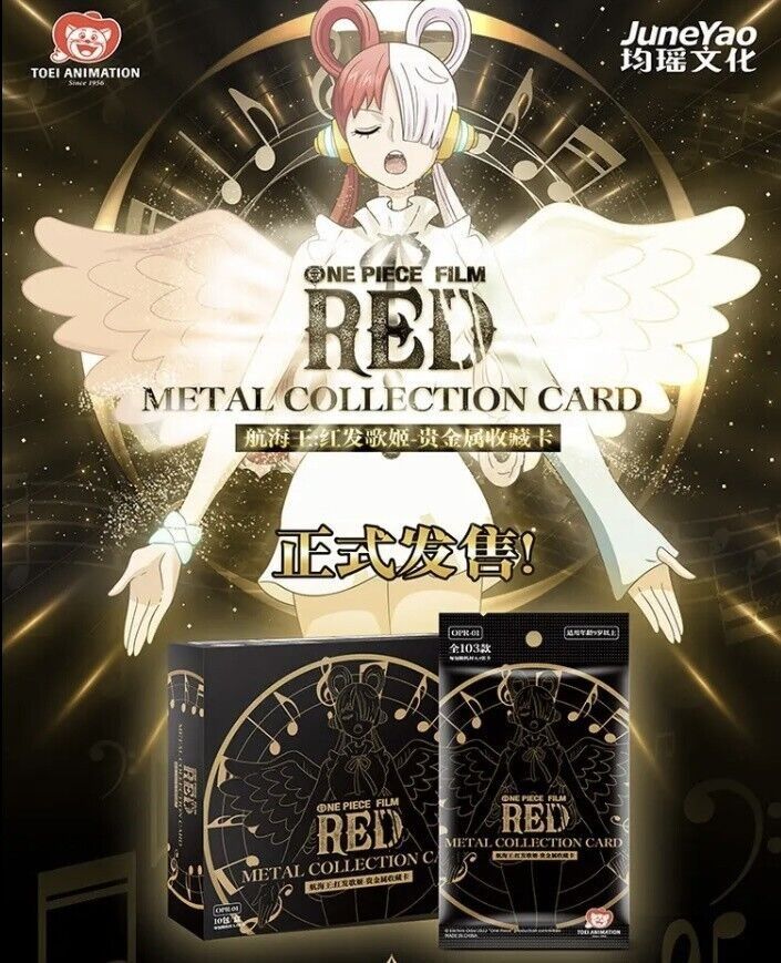 One Piece - Film Red - Metal Collection Card - Booster Box by TCGDON on MYNTED