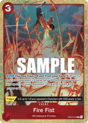 One Piece - Fire Fist (Alternate Art) - Pillars of Strength (OP03) by TCGDON on MYNTED