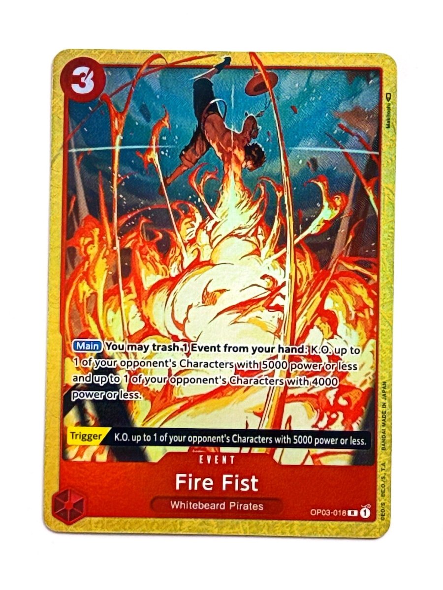One Piece - Fire Fist (Alternate Art) - Pillars of Strength (OP03) by TCGDON on MYNTED