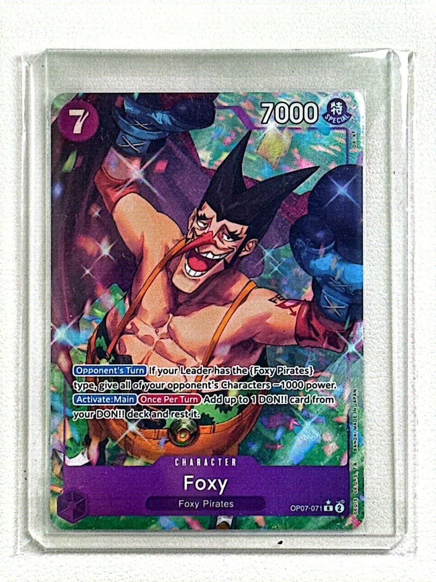 One Piece Foxy (071) (Parallel) - 500 Years in the Future (OP07) by TCGDON on MYNTED