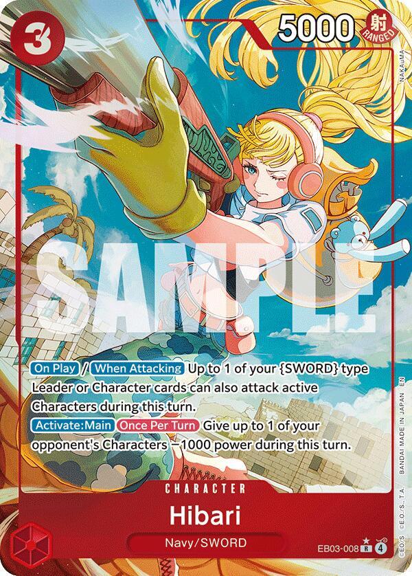 One Piece - Hibari (Alternate Art) - Extra Booster: One Piece Heroines Edition (EB-03) by TCGDON on MYNTED