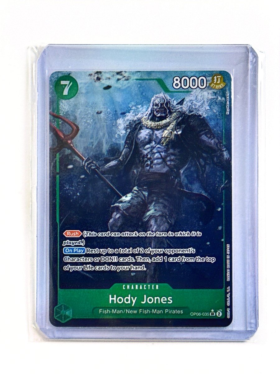 One Piece - Hody Jones (035) (Alternate Art) - Wings of the Captain (OP06) by TCGDON on MYNTED