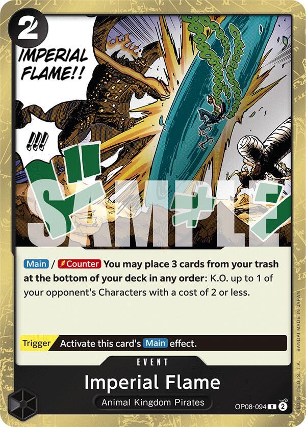 One Piece - Imperial Flame - Two Legends (OP08) by TCGDON on MYNTED