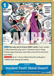 One Piece - Insolent Fool!! Stand Down!! - Extra Booster: One Piece Heroines Edition (EB - 03) by TCGDON on MYNTED