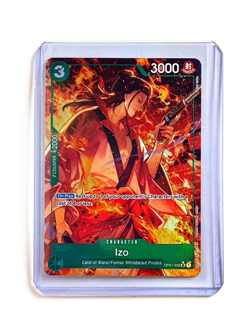 One Piece - Izo (OP01 - 033) (Alternate Art) - Premium Booster - The Best - (PRB - 01) by TCGDON on MYNTED