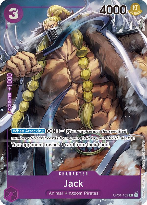 One Piece - Jack (Parallel) - Romance Dawn (OP01) by TCGDON on MYNTED