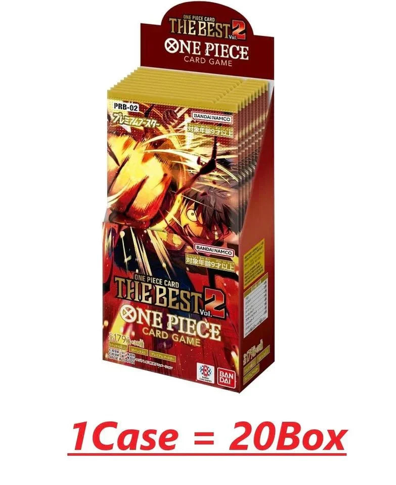 ONE PIECE Japanese The Best vol.2 PRB - 02 Sealed Case (20Box) by BrickMak on MYNTED