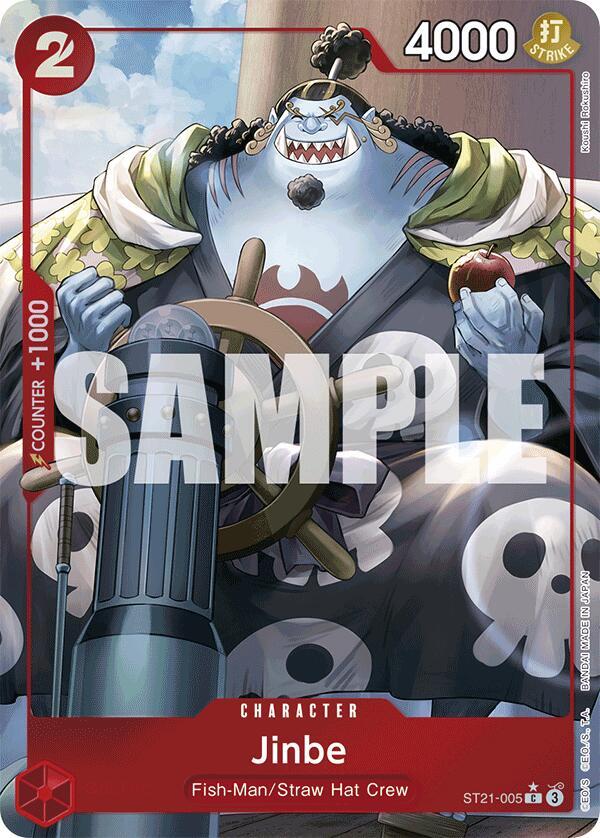 One Piece - Jinbe (Parallel) - Starter Deck EX: Gear 5 (ST21) by TCGDON on MYNTED