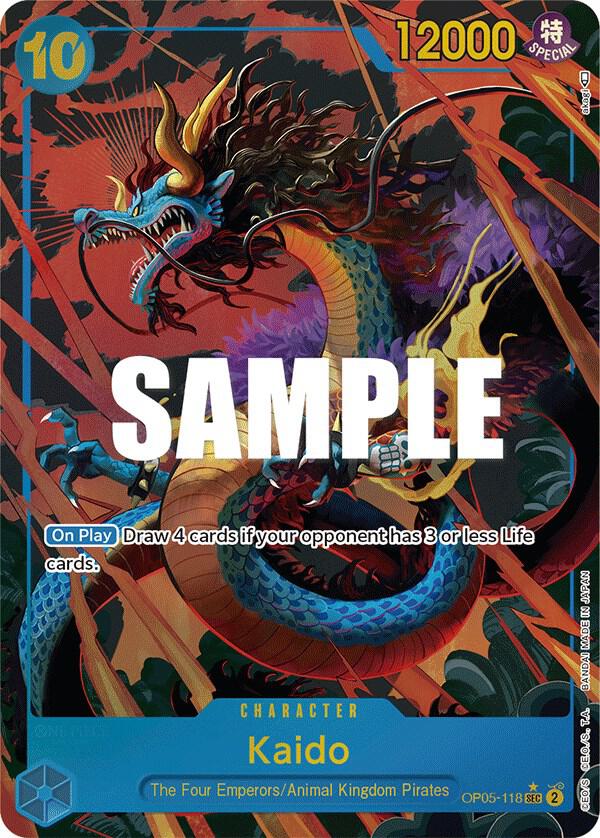 One Piece - Kaido (118) (Alternate Art) - Awakening of the New Era (OP05) by TCGDON on MYNTED