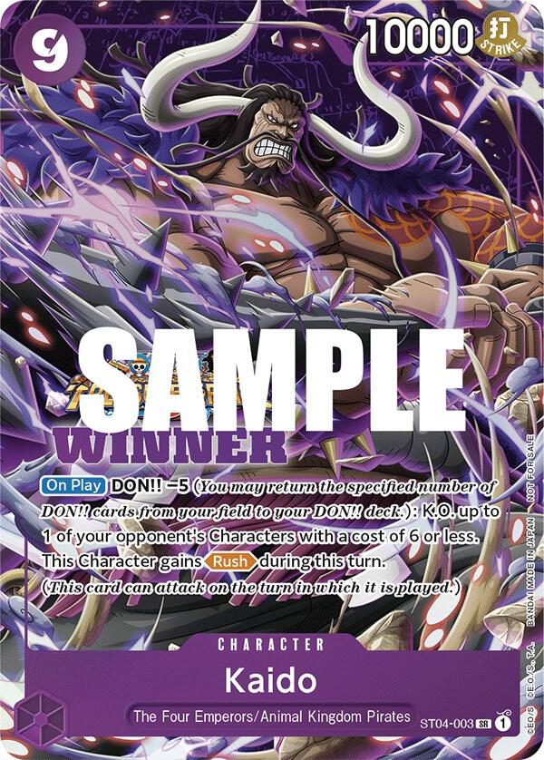 One Piece - Kaido (Winner Pack Vol. 5) - One Piece Promotion Cards (OP - PR) by TCGDON on MYNTED