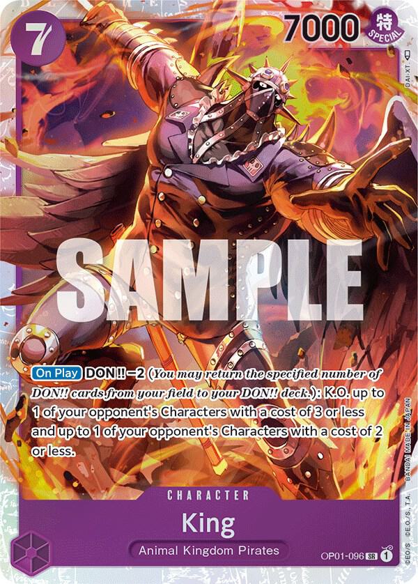 One Piece - King (096) - Romance Dawn (OP01) by TCGDON on MYNTED