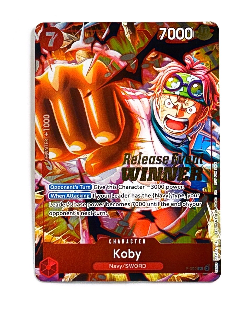 One Piece - Koby (OP12 Release Event Winner) - One Piece Promotion Cards (OP - PR) by TCGDON on MYNTED