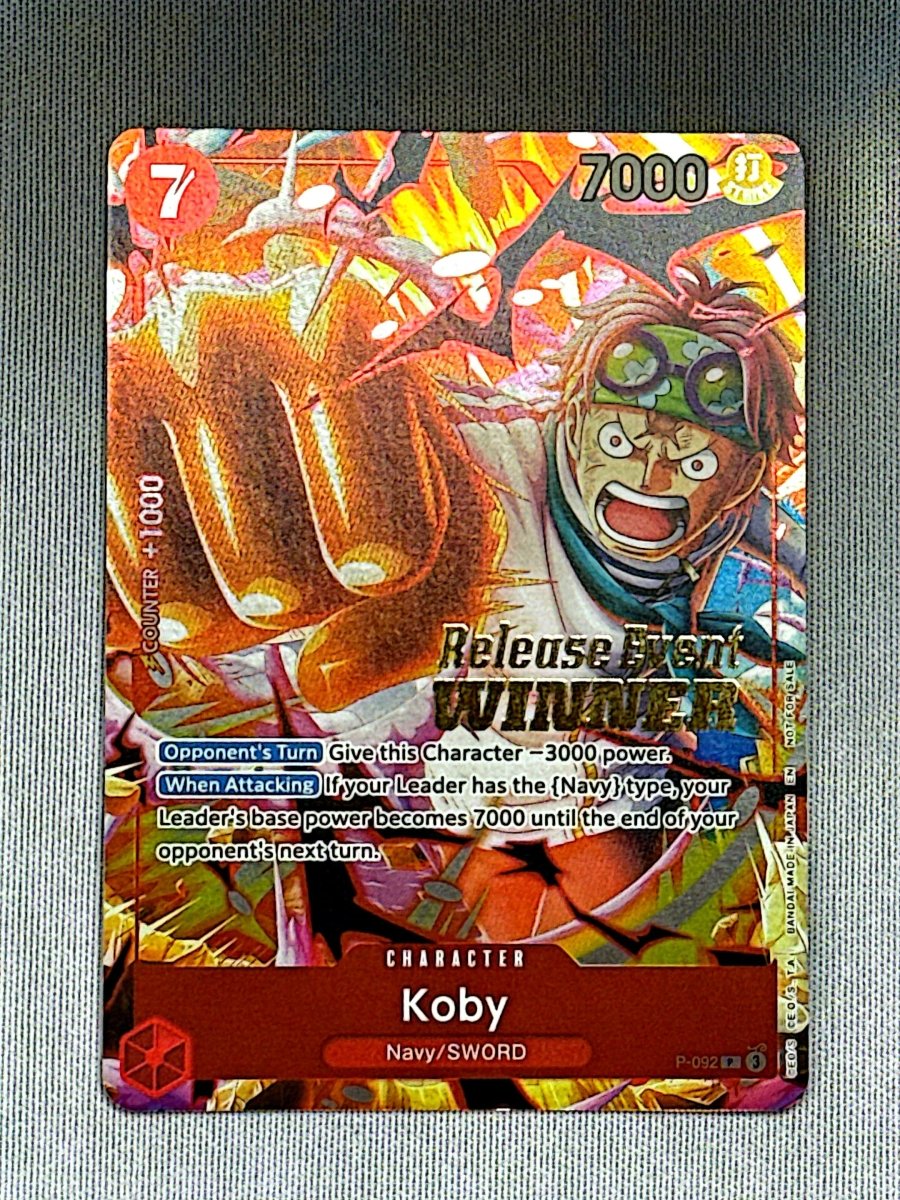One Piece - Koby (OP12 Release Event Winner) - One Piece Promotion Cards (OP - PR) by TCGDON on MYNTED