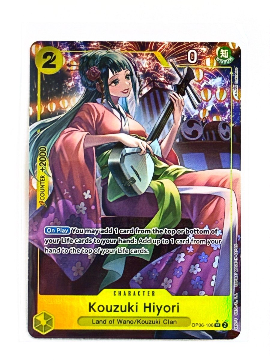 One Piece - Kouzuki Hiyori (Alternate Art) - Wings of the Captain (OP06) by TCGDON on MYNTED