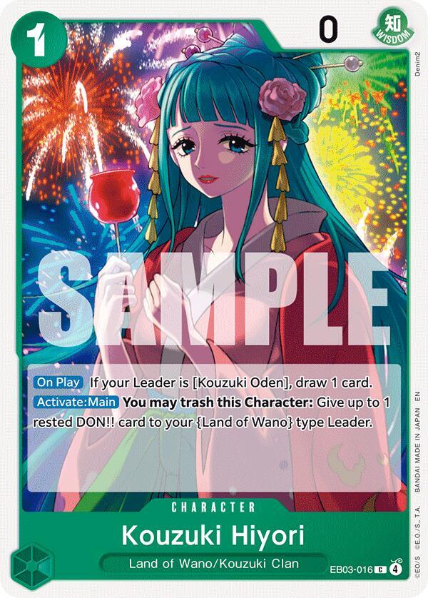One Piece - Kouzuki Hiyori - Extra Booster: One Piece Heroines Edition (EB - 03) by TCGDON on MYNTED
