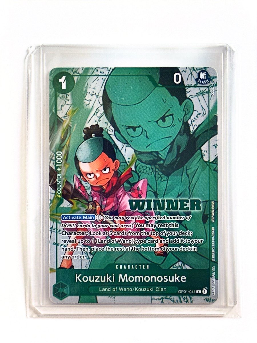 One Piece - Kouzuki Momonosuke (Winner Pack Vol. 7) - One Piece Promotion Cards (OP - PR) by TCGDON on MYNTED