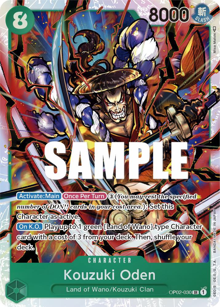 One Piece - Kouzuki Oden - Paramount War (OP02) by TCGDON on MYNTED