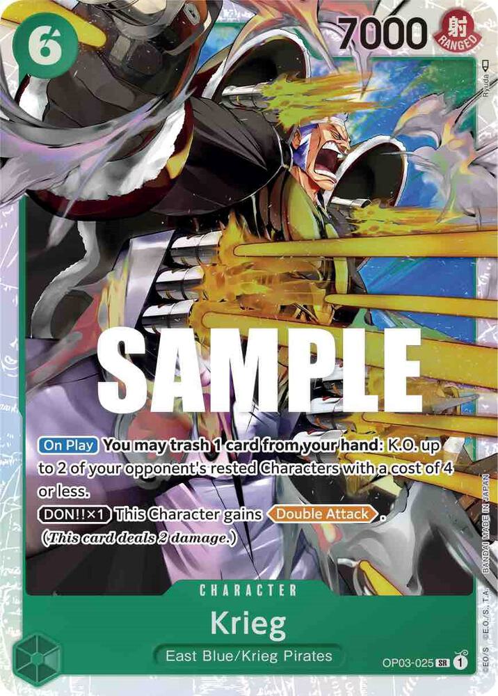 One Piece - Krieg - Pillars of Strength (OP03) by TCGDON on MYNTED