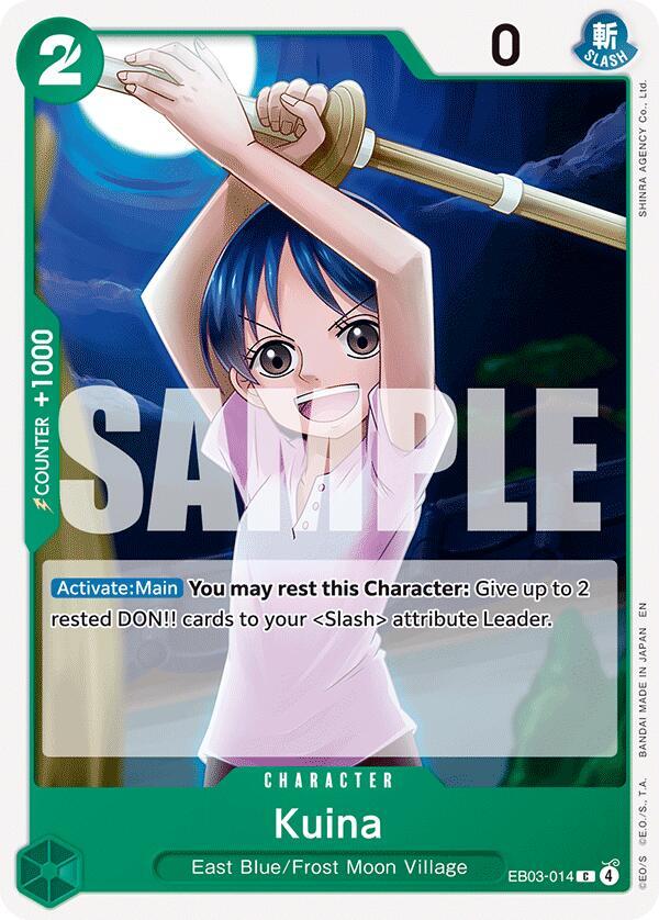 One Piece - Kuina - Extra Booster: One Piece Heroines Edition (EB - 03) by TCGDON on MYNTED
