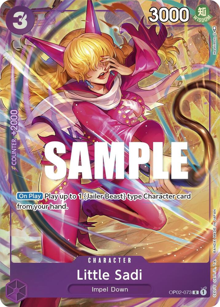 One Piece - Little Sadi (Alternate Art) - Paramount War (OP02) by TCGDON on MYNTED